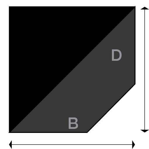 Underlagsplate C Emalje Sort/Grå B100xD100 