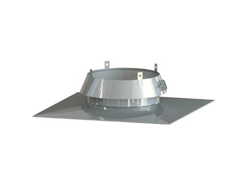 SW Ø150 Dekkplate m/krage