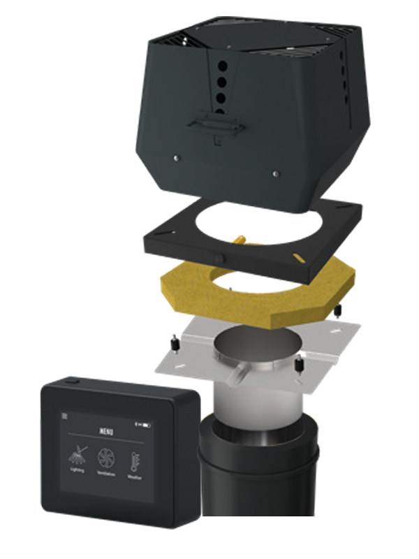 Exodraft røyksugerpakke 4 RSV-009 / Xzense