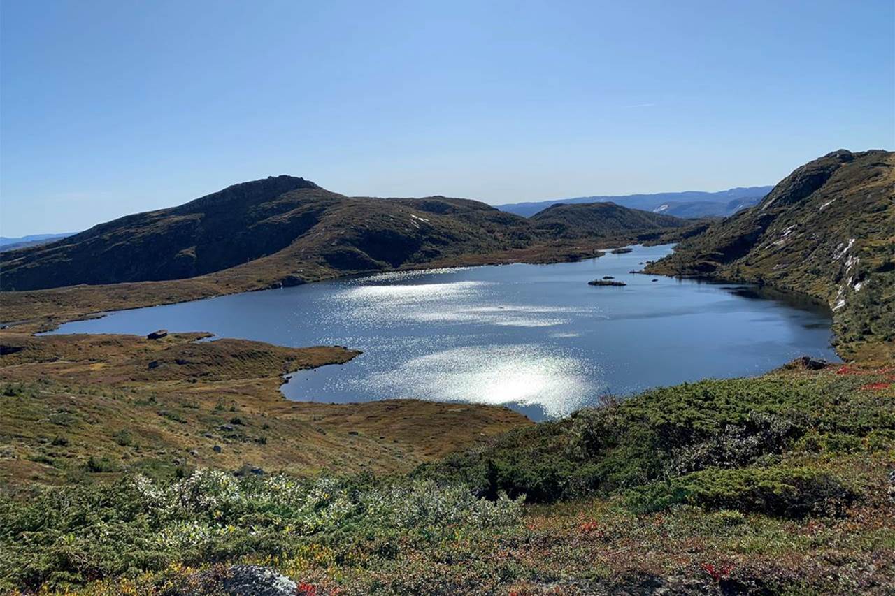 Utsikt over Ljomsvatnet