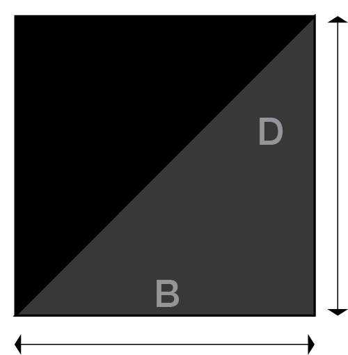 Underlagsplate B Emalje Sort/Grå  
