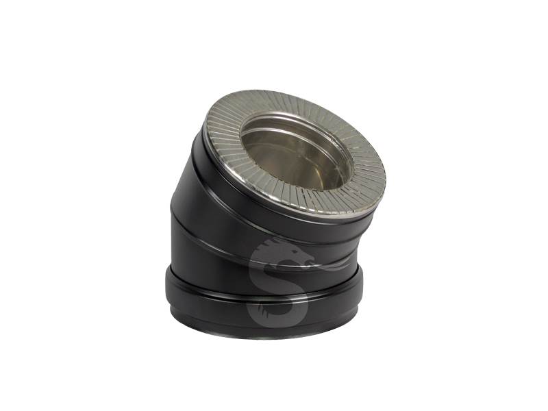 Isolert vinkelstykke/bend Ø150 / uØ250