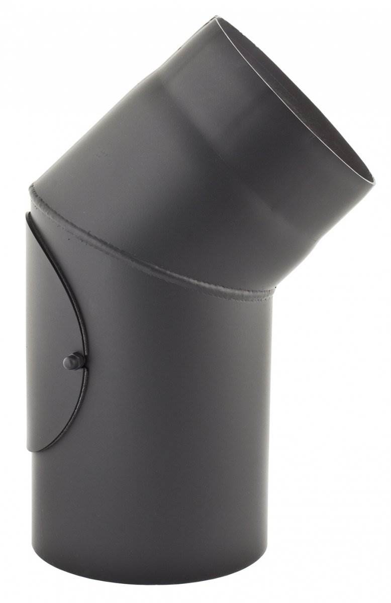 Peisrør 2-delt 45° m/luke