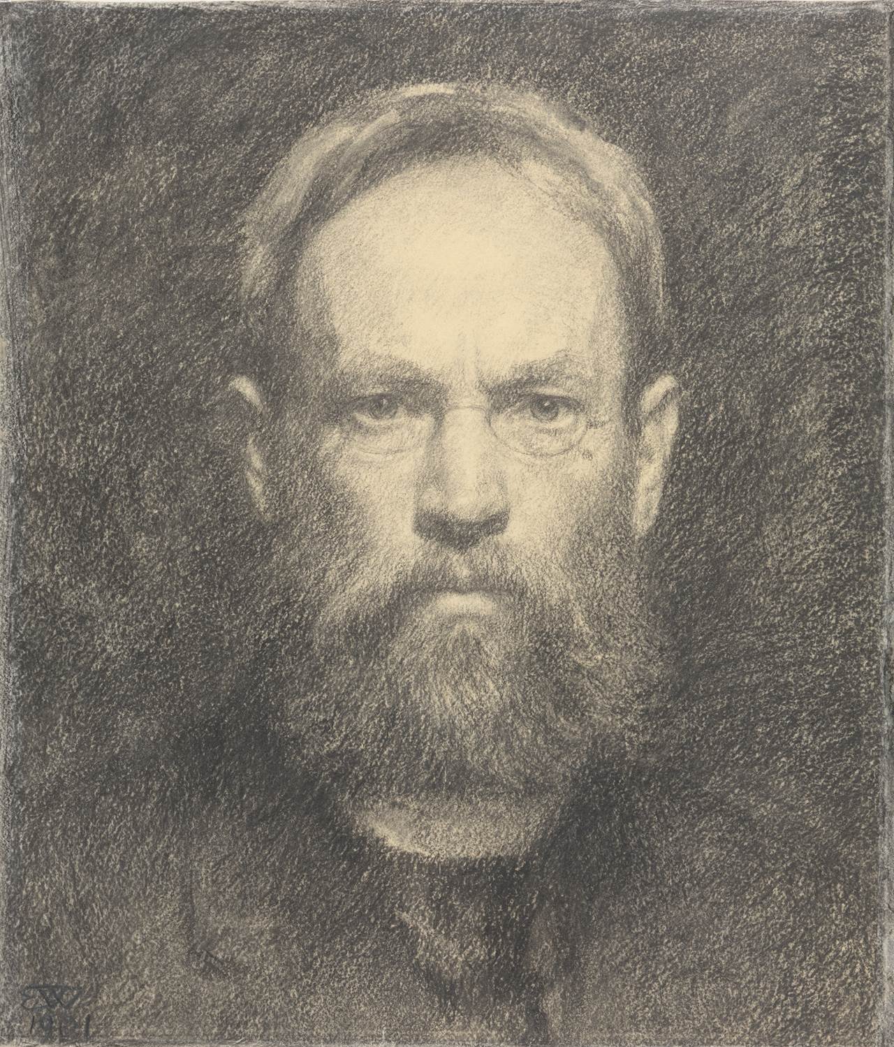 Erik Werenskiold, selvportrett 1901 (Nasjonalmuseet)