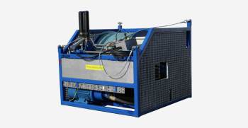 Et produktfoto av en vinsj utviklet til bruk sammen med en fjernstyrt undervannsfarkost, ROV