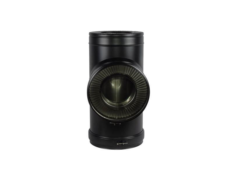 Isolert t-stykke 85 gr. Ø200 / uØ300