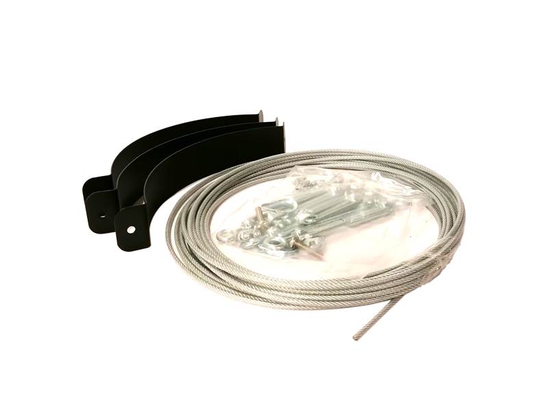 Bardunsett m/10 m wire Ø200 / uØ300