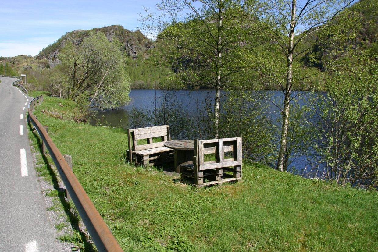 Rasteplass ved Evjatjørna