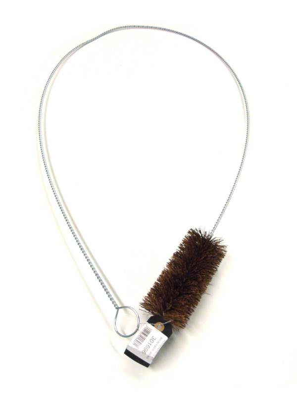 Rensebørste Ø70 brun fiber, 2m lang