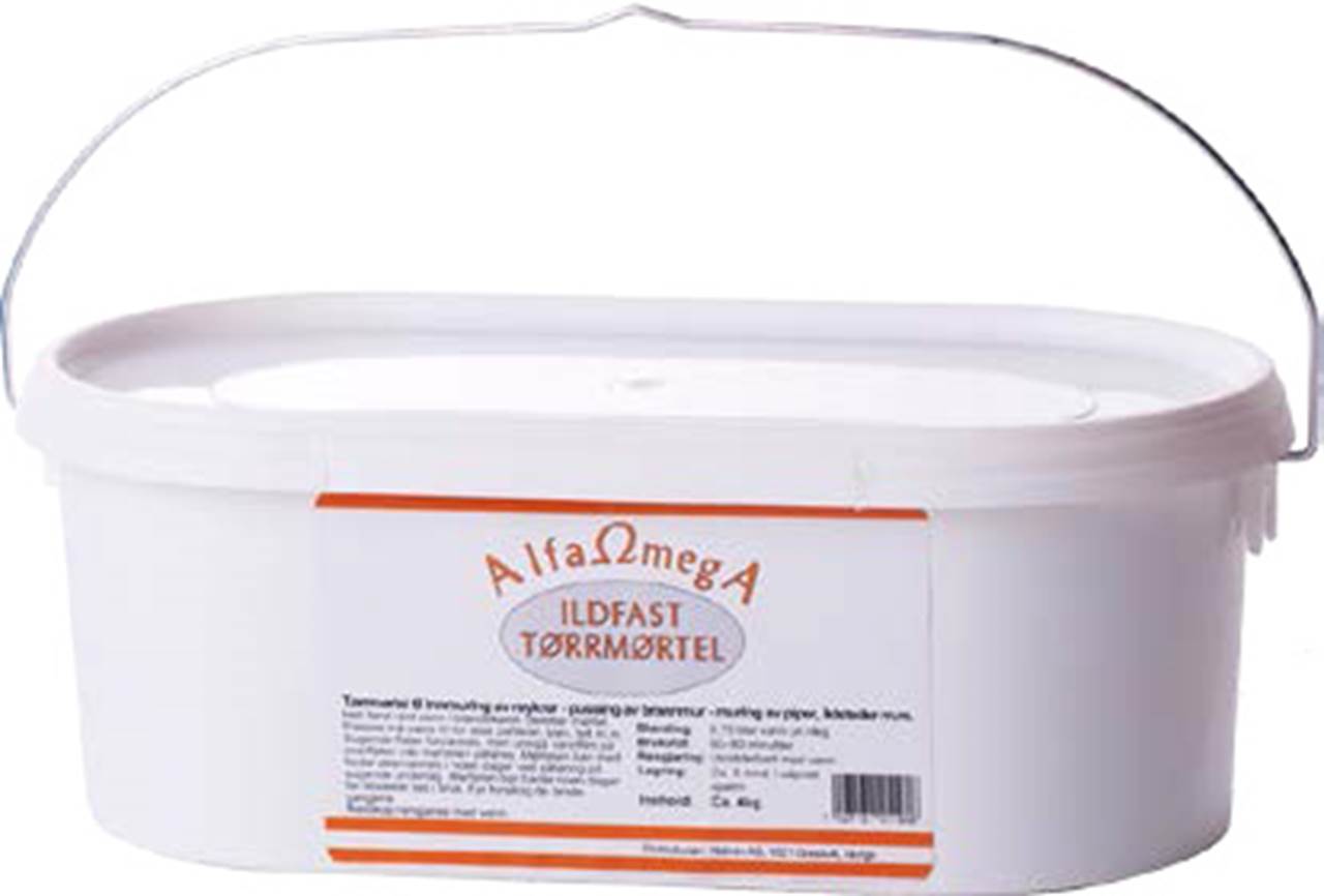 Ildfast tørrmørtel 4 kg