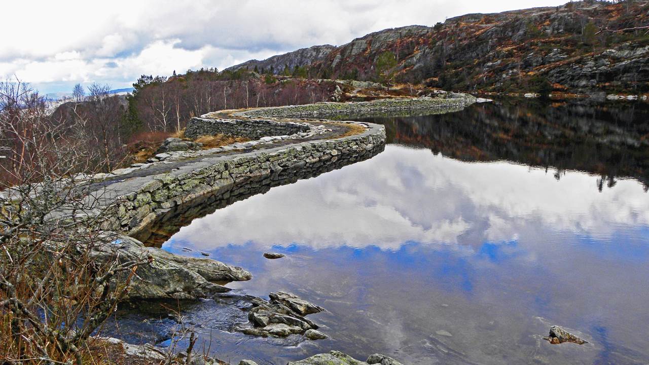 Storevatnet i byfjellene