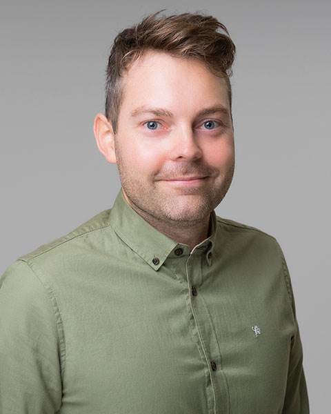 Portrait of Christian Haugen - HR and Personnel Coordinator