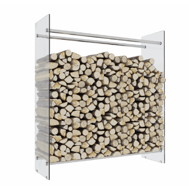 Stor vedstabler i glass