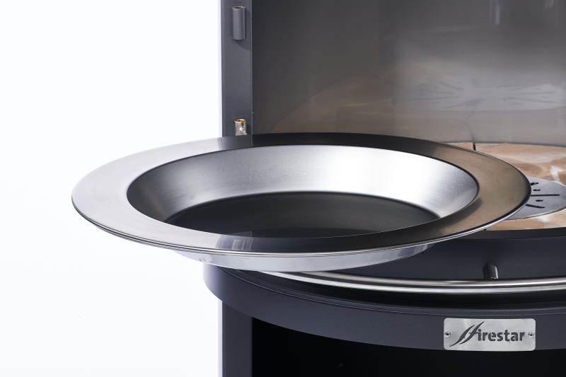 Firestar DN 800 Grillpanne i rustfritt stål