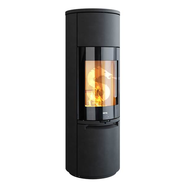 Heta Scan-Line 900 S, glassfront, sort