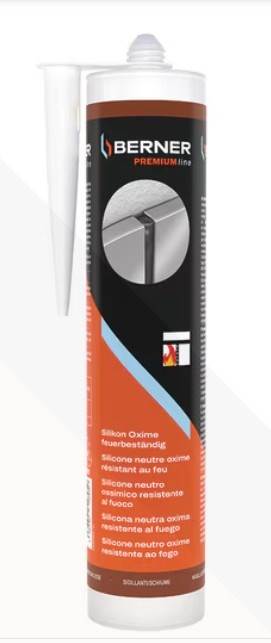 Silikon for høye temperaturer, 310 ml, Rød