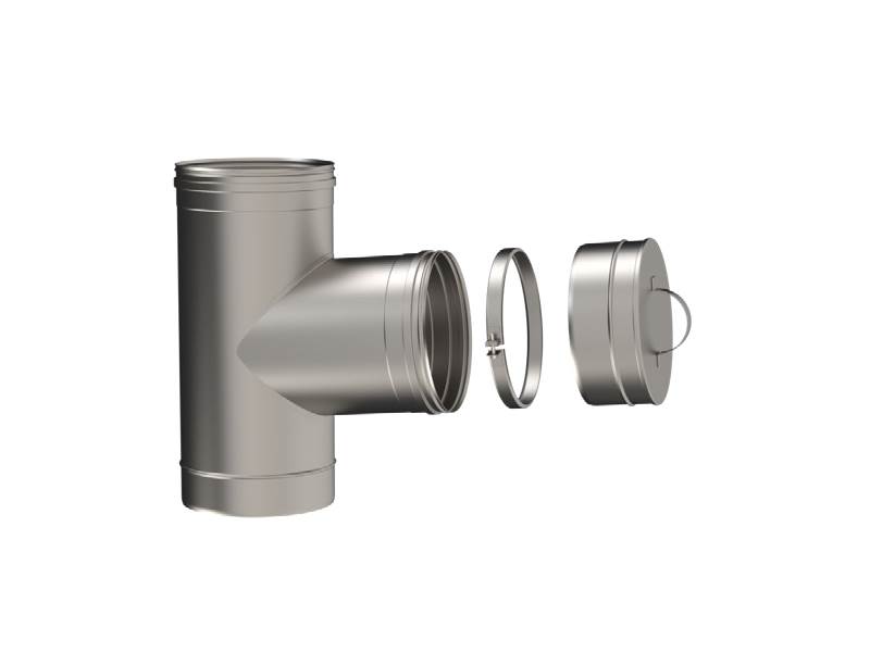 SW Ø200 470/420mm, lengde m/feieluke