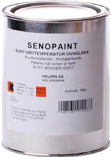 SENOPAINT 1/1 BOX, SORT 700° C