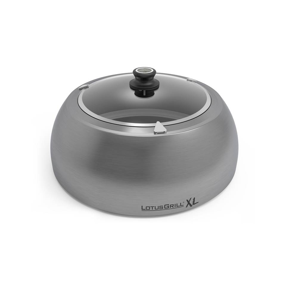 LotusGrill Grillokk m/glass og termometer (XL)