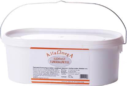 Ildfast tørrmørtel 4 kg