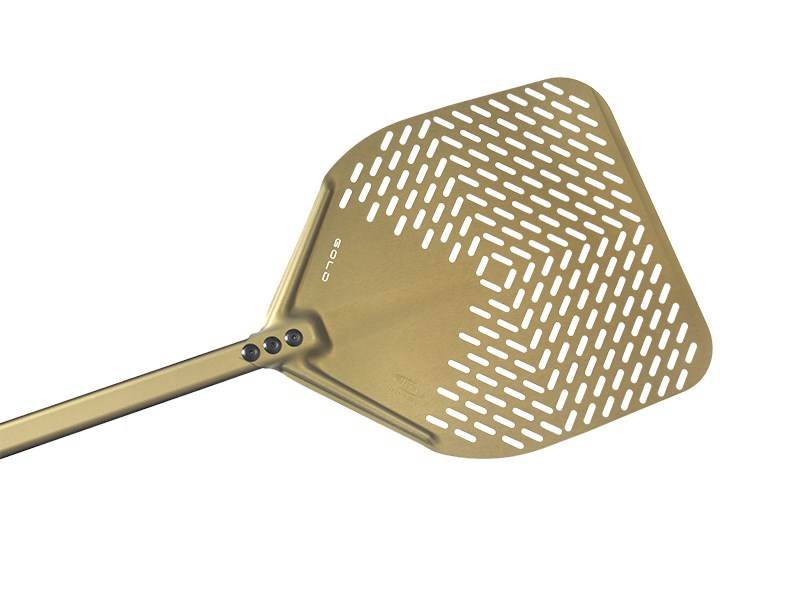 Perforert Gold pizzaspade