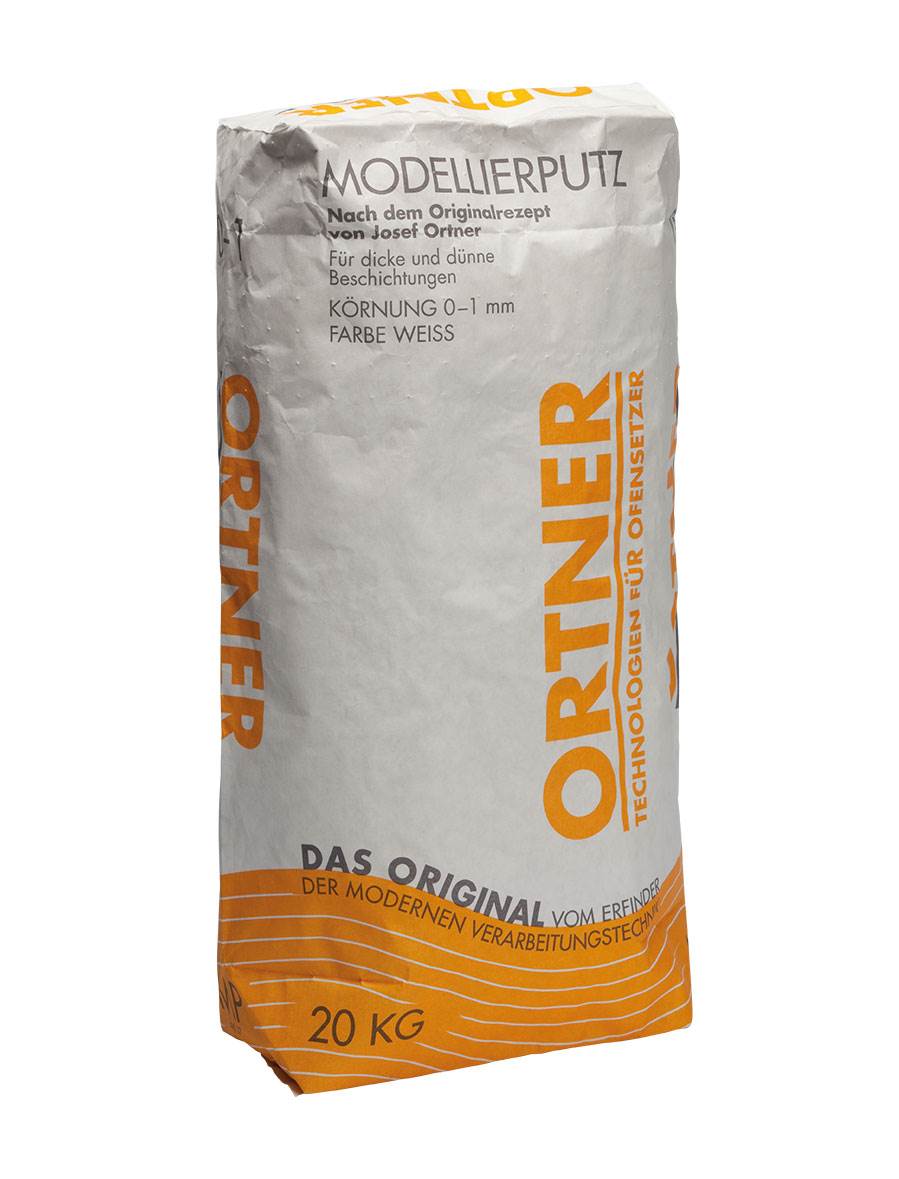 Ortner, gul, 0-1mm hvit pussmørtel, 20kg