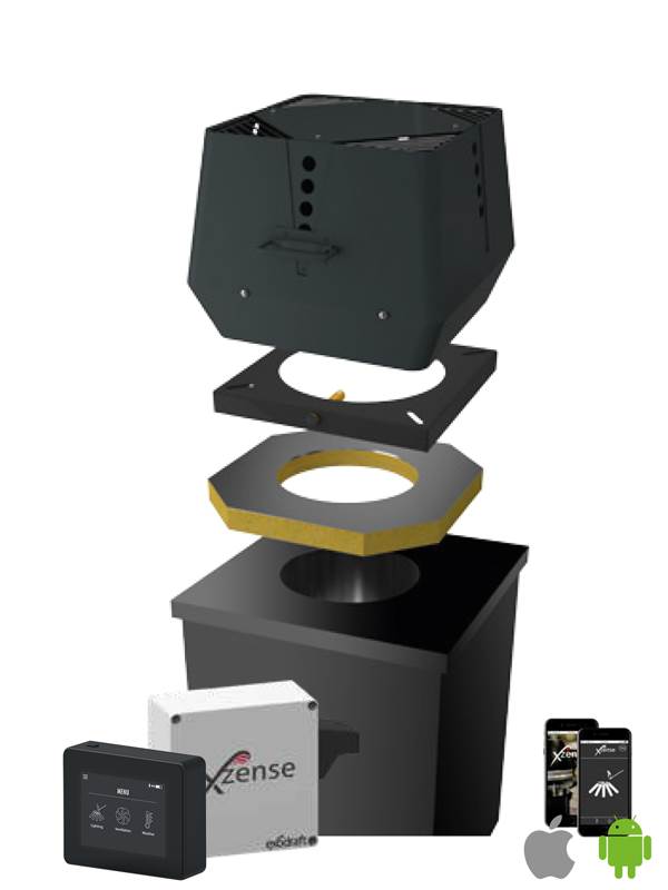 Exodraft røyksugerpakke 2 RSV-009 / Xzense