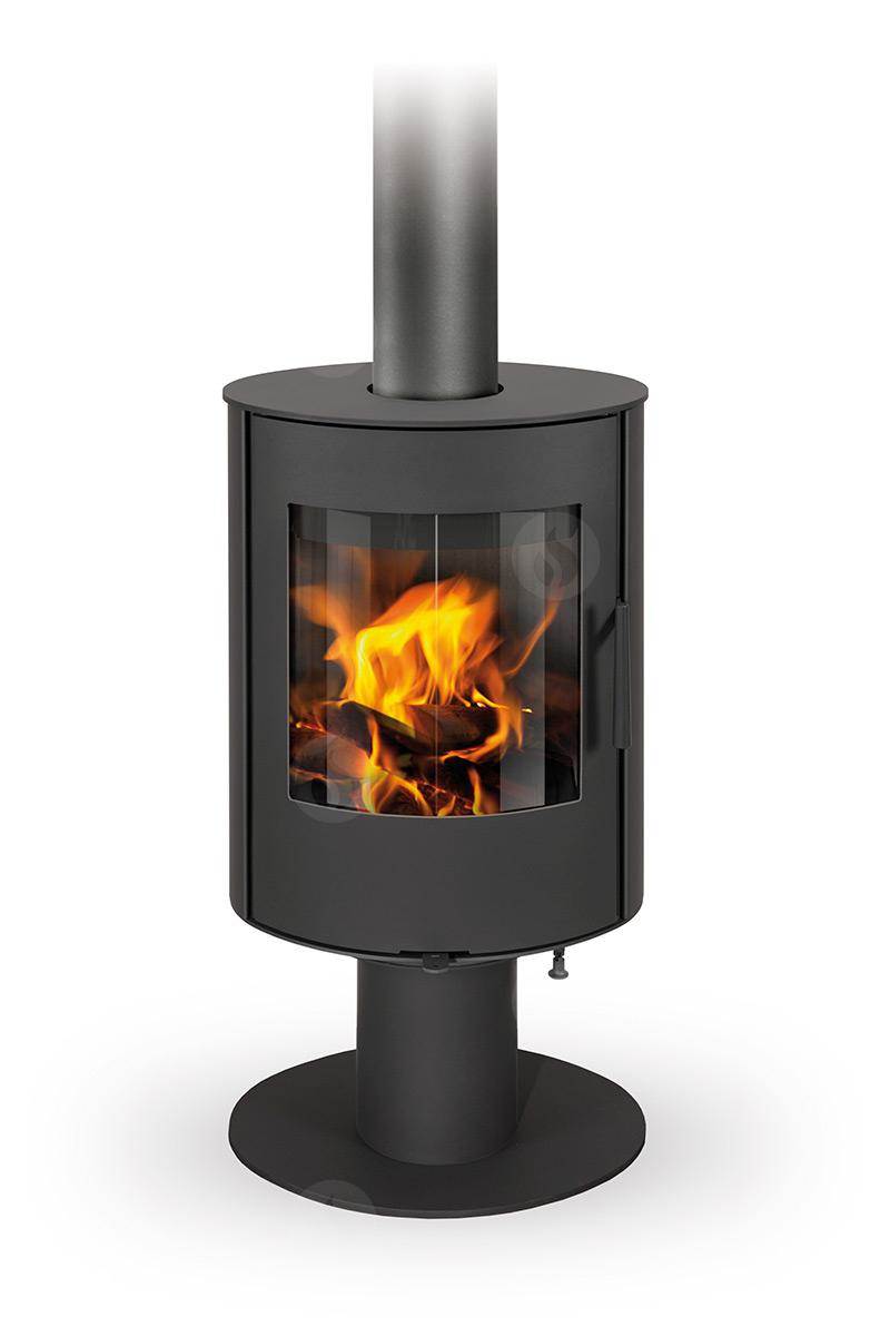 Romotop Evora T, sort stål på dreiesøyle