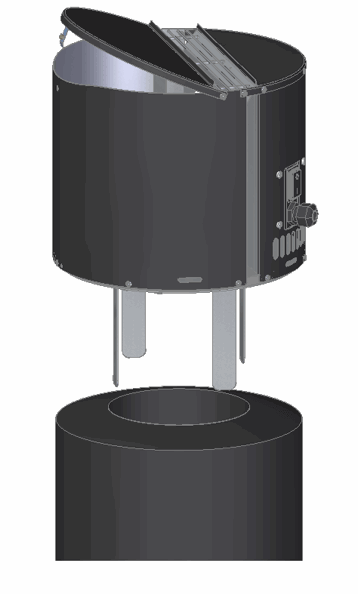 Draftbooster røyksuger