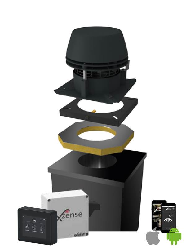 Exodraft røyksugerpakke 1 RS-009 / Xzense